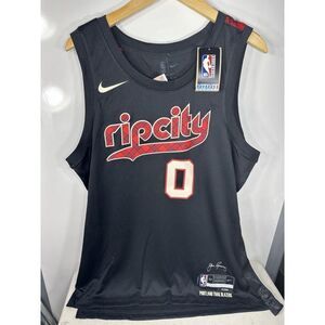 Nike Portland Trailblazers Lillard City Edition Jersey Men's S DX8517-010 Xl 52
